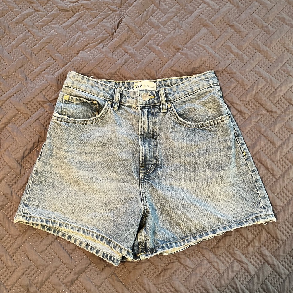 Zara denim shorts